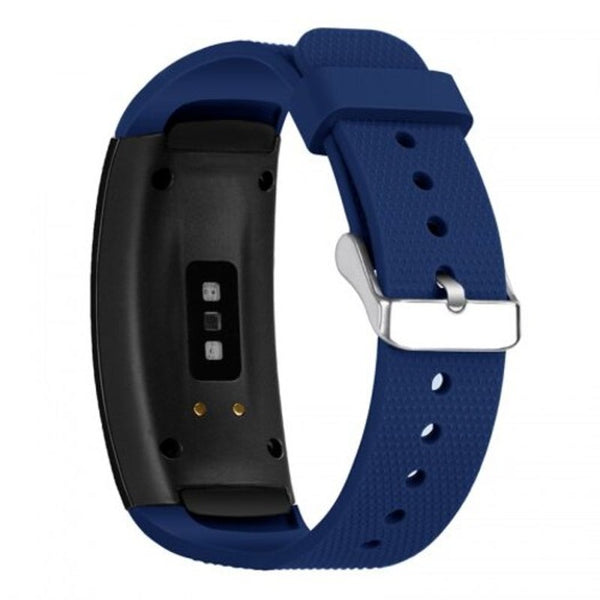 Watch Replacement Silicone Sport Wristband Strap For Samsung Gear Fit 2 Pro Midnight Blue Watch Bands