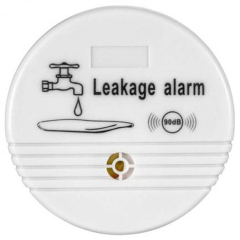 Water Leakage Alarm Household Overflow Immersion Detector White