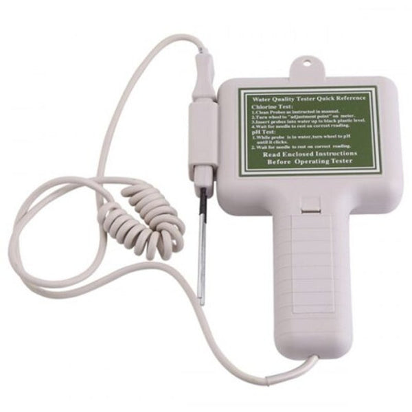 Water Quality Tester Ph / Chlorine Detector White