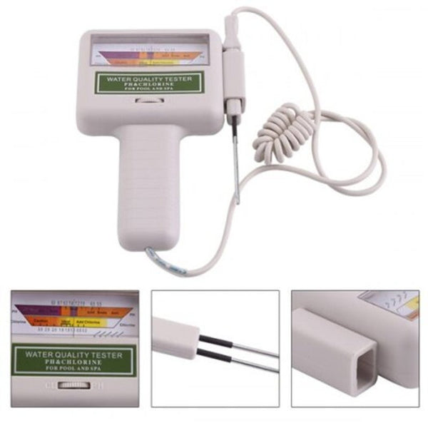Water Quality Tester Ph / Chlorine Detector White Pool Water Testing & Kits