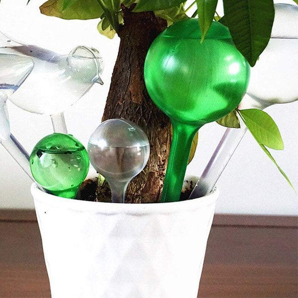 Garden Care Watering Releasing Globe 4Pcs Stakes Automatic Bulbs Self Watering Aids