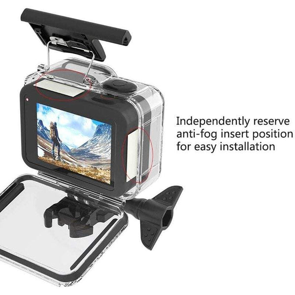 Action Camera Waterproof Case Compatible With Gopro Hero 7 / 5 6 Accessories Housing Diving Protective Shell Camera Cases Bags & Covers