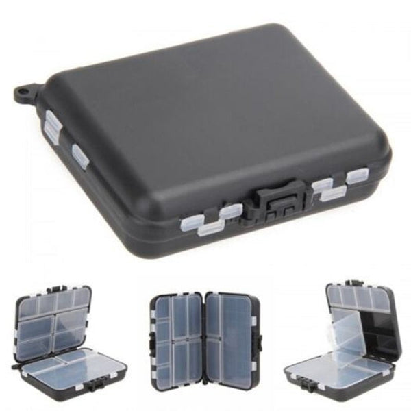 Waterproof Fishing Gears Storage Box Black Tackle Boxes & Bags