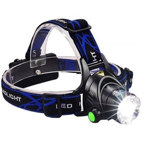 Waterproof Head Torch Flashlight Lamp Fishing Light Black Head Torches