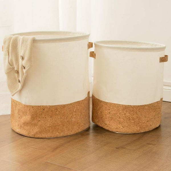 Linen Laundry Basket Small Or Large Hamper Organisation Laundry Baskets & Hampers