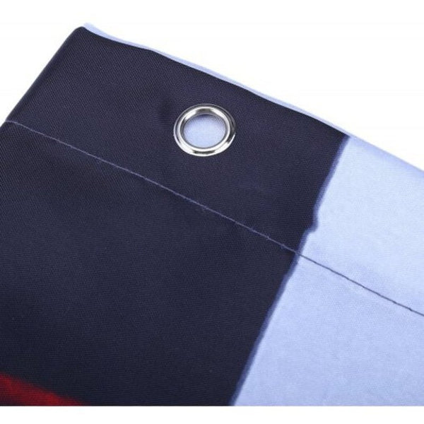 Waterproof Big Ben Shower Curtain Gray Shower Curtains