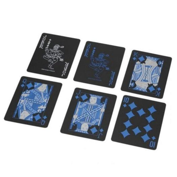 Waterproof Pure Black Plastic Poker Playing Cards