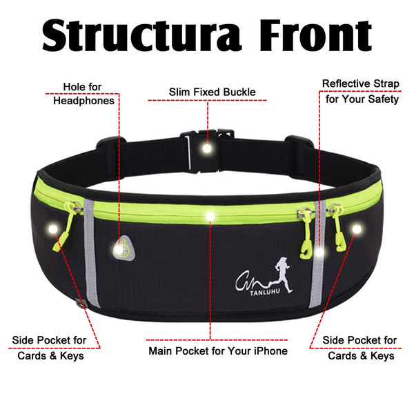 Waterproof Running Waist Packs Bag Belt Phone Container Jogging Hiking Gym Fitness Accessories Sb0032 Waist Packs & Bags