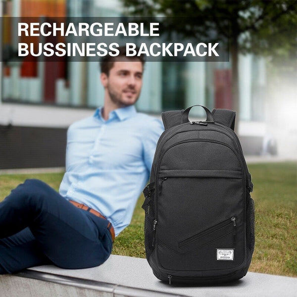 Waterproof School Bag Black1 Bags