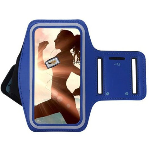Waterproof Sports Running Armband For Xiaomi Redmi Note 7 Pro / Blue