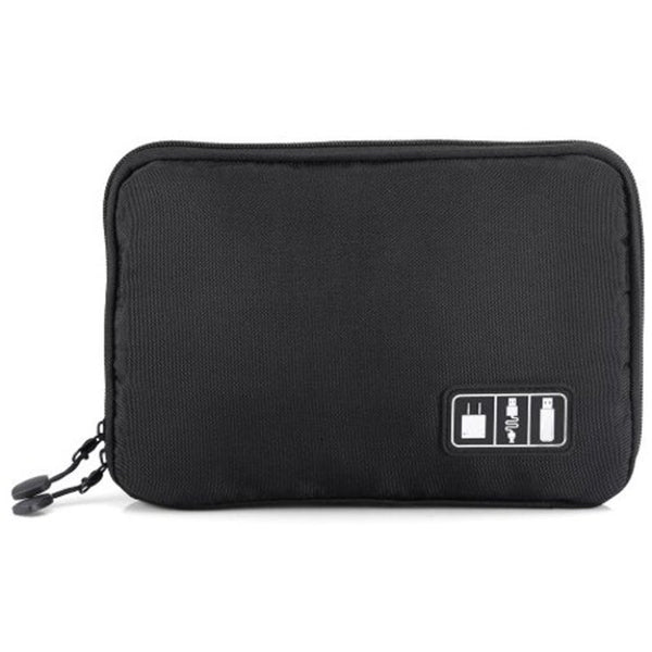 Waterproof Travel Carry Protective Pouch Case Nylon Bag Black Storage Bags