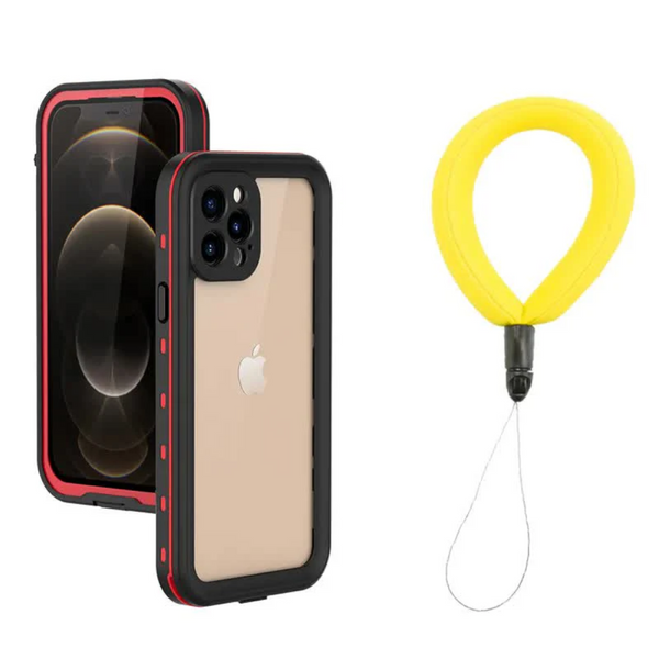 Waterproof Case For Iphone 15 14 13 12 11 Xr Xs Max 8 7 Pro Compatible With Redpepper Transparent Ip68 Diving Swimming Protection Strap Cases Covers &