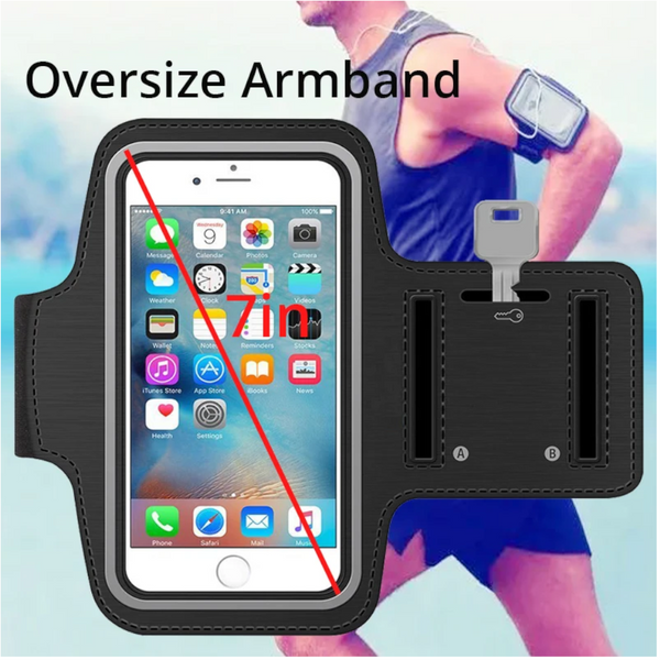 Waterproof Sports Running Armband For Xiaomi 9 / 9Se Black