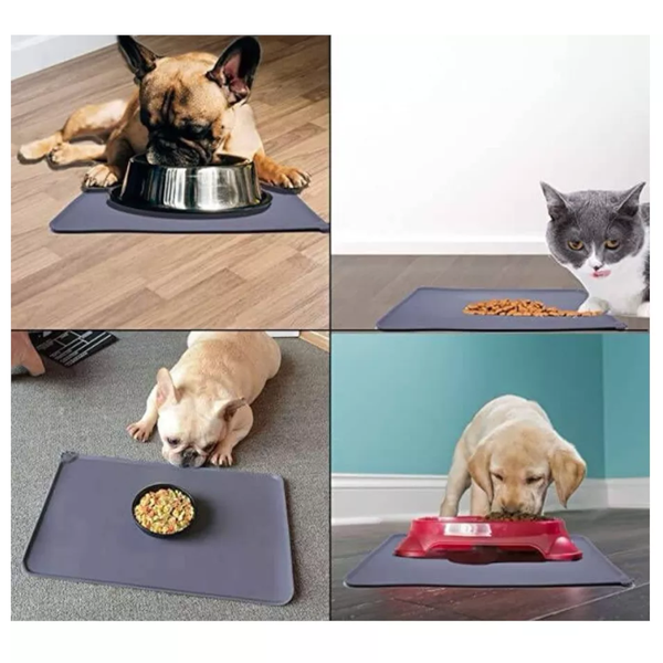Waterproof Silicone Pet Feeding Mat For Dogs Cats Dog Feeding Mats