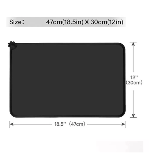 Waterproof Silicone Pet Feeding Mat For Dogs Cats Dog Feeding Mats