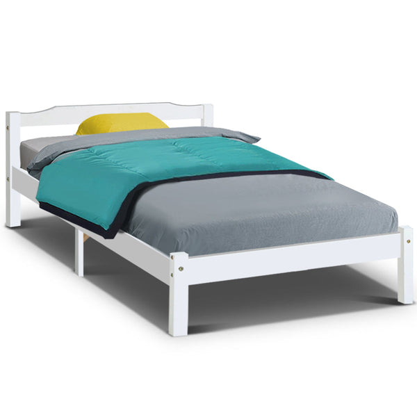 Artiss Bed Frame King Single Size Mattress Base Timber Platform Single Bed Frames