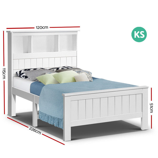 Artiss King Single Timber Bed Frame King Single Bed Frames