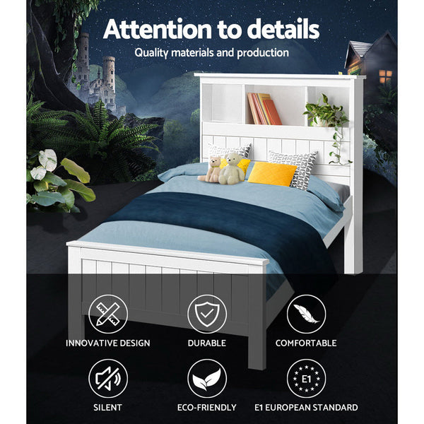 Artiss King Single Timber Bed Frame King Single Bed Frames