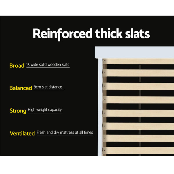 Artiss King Single Timber Bed Frame King Single Bed Frames