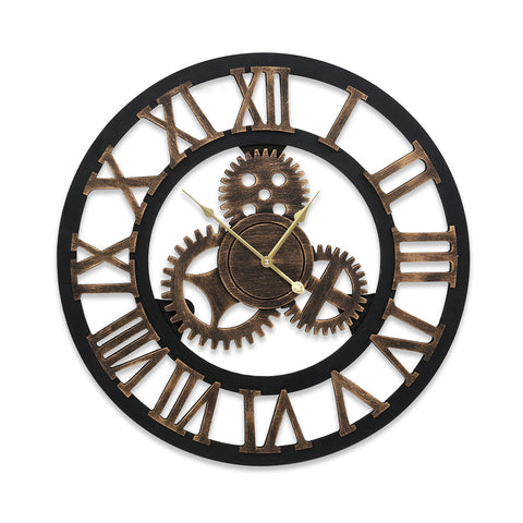 Artiss Wall Clock 80Cm Large Modern Retro Luxury Metal Home Decor Wall Clocks