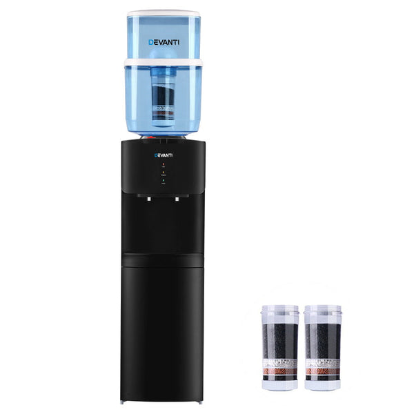 Devanti Water Cooler Dispenser Stand Cold Hot Chiller Purifier 22L Bottle Filter Water Coolers