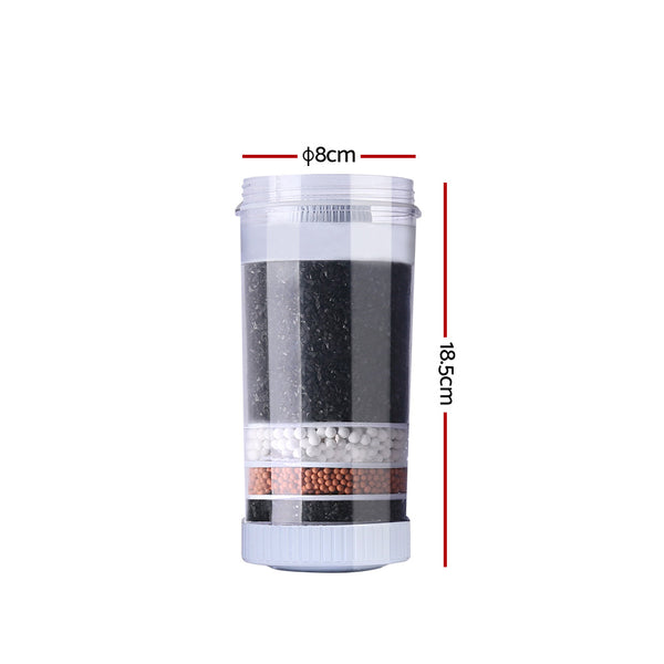 Devanti Water Cooler Dispenser Tap Filter Purifier 6-Stage Filtration Carbon Mineral Cartridge Pack Of 3