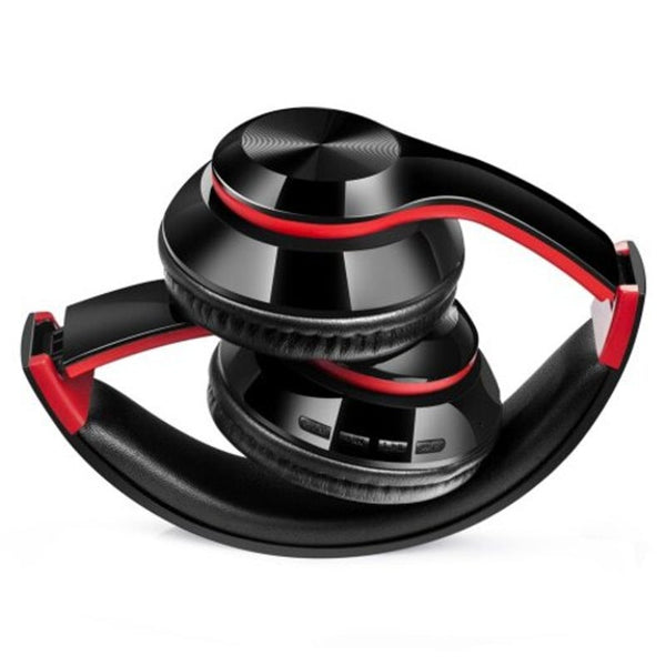 Wz8 Active Noise Cancelling Wireless Headset Red Headsets