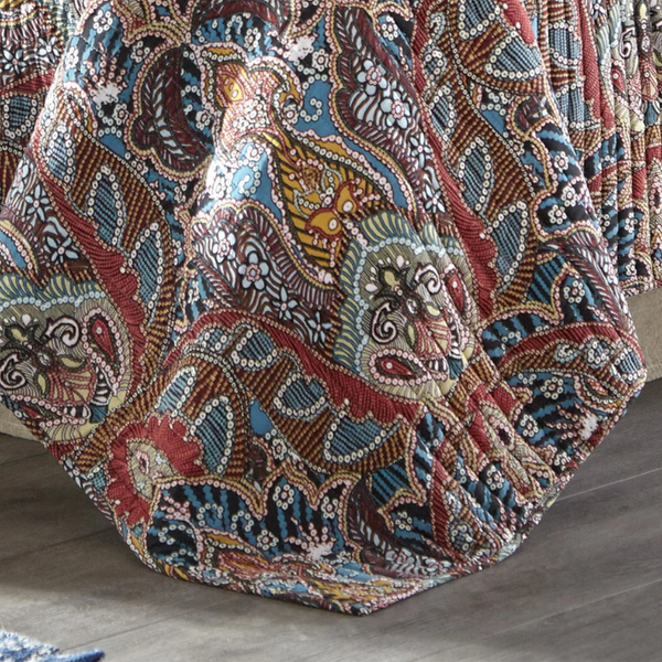 Wentworth 100% Cotton Quilted 3 Pcs Bedspread Coverlet Set Queen Queen Doonas