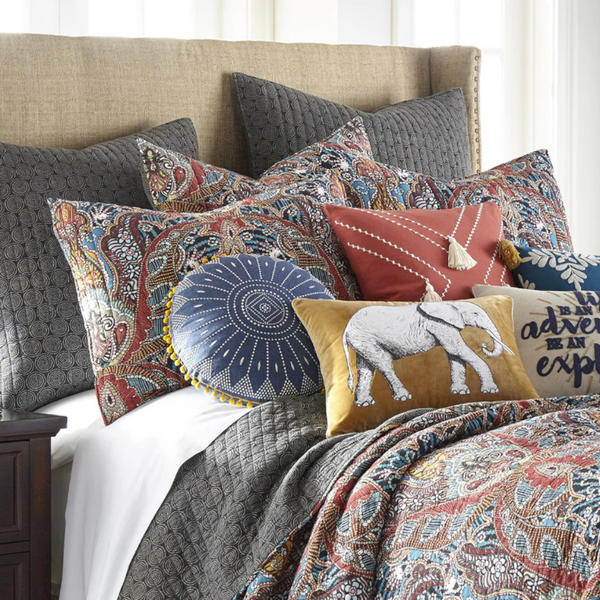 Wentworth 100% Cotton Quilted 3 Pcs Bedspread Coverlet Set Queen Queen Doonas