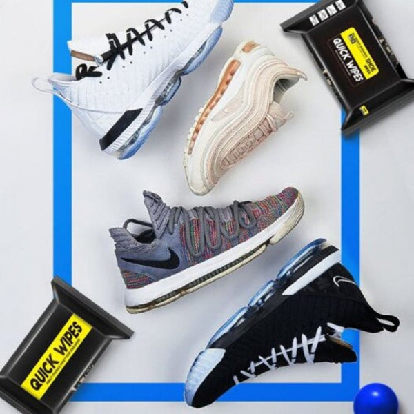 Wet Cleaning Wipes For White Shoes Leather Beauty Cleaner 30Pcs / Box Black 1 Shoe Cleaners