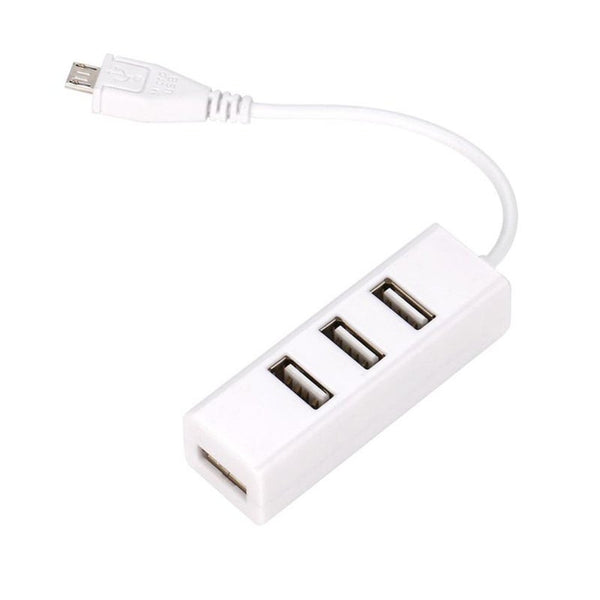 Micro Usb To 4 Port Hub For Raspberry Hot White Usb Cables Hubs & Adapters