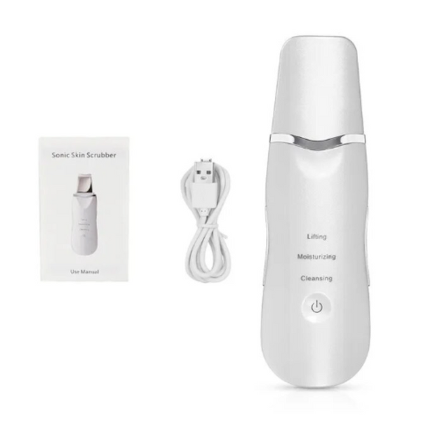 Ultrasonic Ion Deep Clean Skin Scrubber Pore Cleaner Exfoliating Blackhead Remover Rechargeable Facial Cleansing Devices