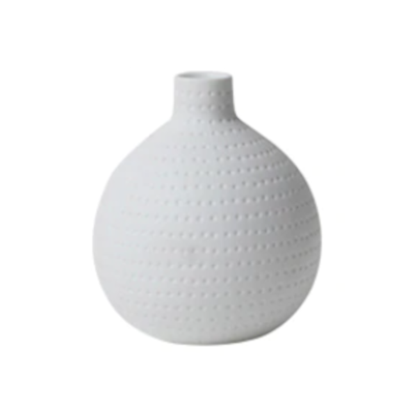 White Teardrop Vase Simple Decor Vases