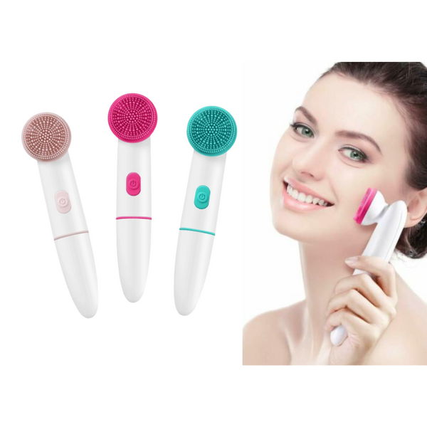 Electric Face Clean Brush Sonic Vibration Massage Facial Cleansing Blackhead Facial Cleansing Devices