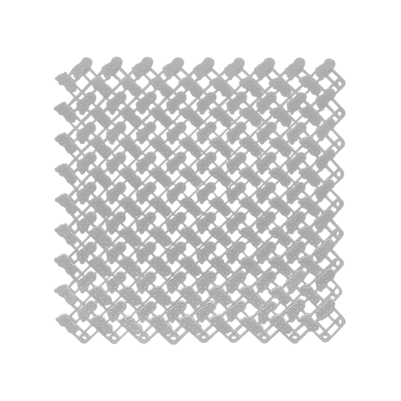 Splicing Mat White 25X25cm 10 Pieces Diy Non Slip Bathroom Mesh Drainage Door Mats & Floor Mats