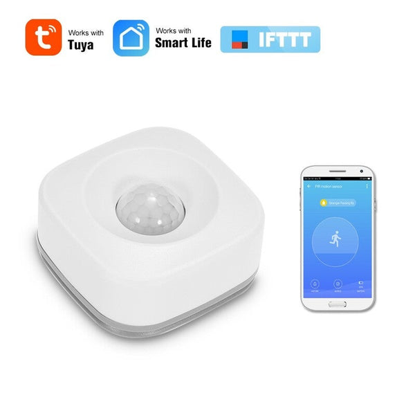 Wifi Pir Motion Sensor Wireless Passive Infrared Detector White Sensors & Motion Detectors