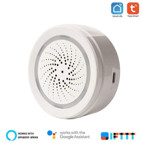 Smart Home Devices Wi Fi Temperature And Humidity Sensor Environment Detector Alarm Low Power Consumption