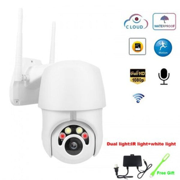 Security Ip-Camera Hd 1080P Wifi Wireless Auto Tracking Ptz Speed Dome Outdoor