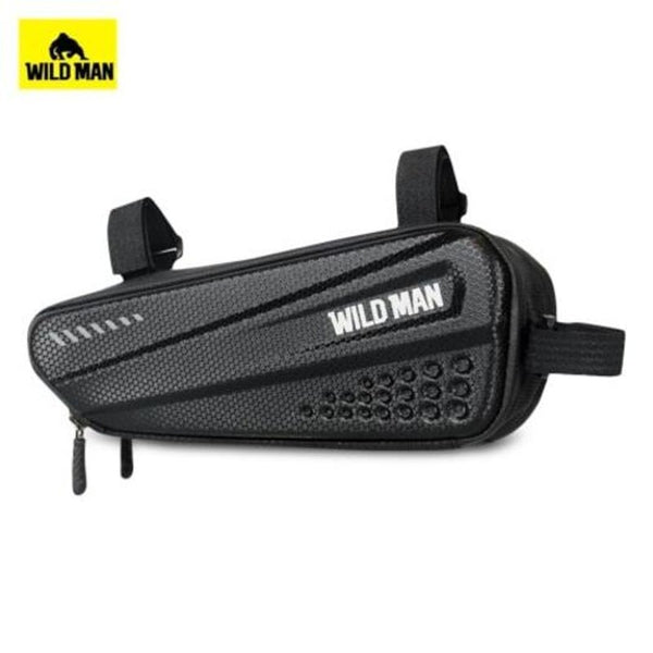 Bicycle Bag Hard Shell Triangle Mountain Bike Front Beam Riding Equipment Black Bags & Panniers