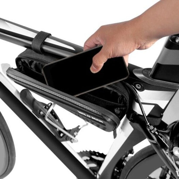 Bicycle Bag Hard Shell Triangle Mountain Bike Front Beam Riding Equipment Black Bags & Panniers