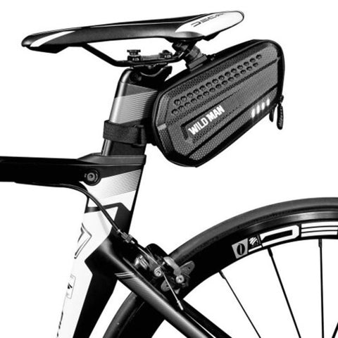 Es7 After The End Of Mountain Bicycle Saddle Package Hard Road Riding Bike Tail Bag Packet Black Bags & Panniers
