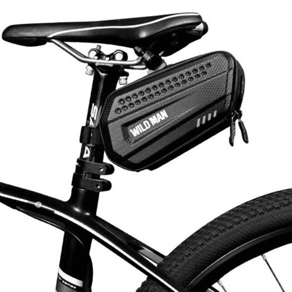 Es7 After The End Of Mountain Bicycle Saddle Package Hard Road Riding Bike Tail Bag Packet Black Bags & Panniers