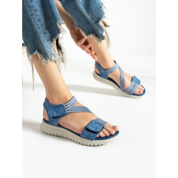 Wilde Women's Sannah Sandals Blue 37Eu Comfort Shoes