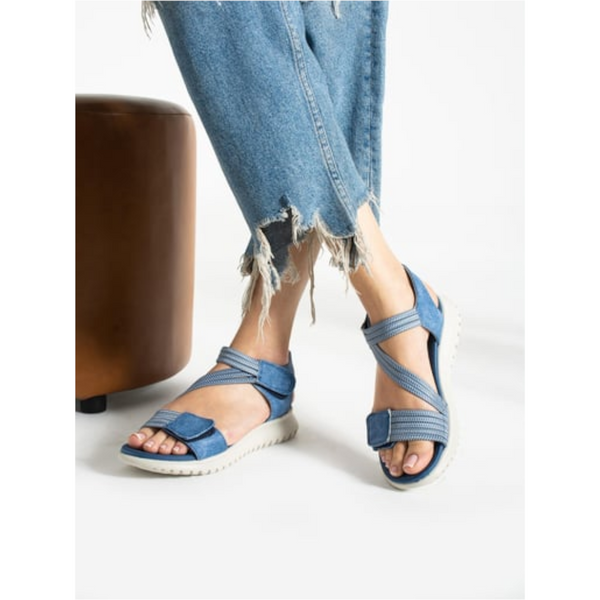 Wilde Women's Sannah Sandals Blue 37Eu Comfort Shoes
