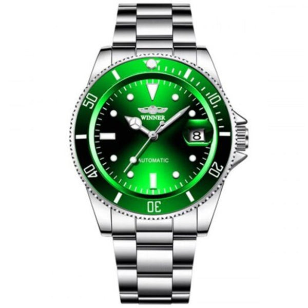 Veile Studios Winner Men Fashion Date Display Automatic Mechanical Watch Durable Stainless Steel Multi B Watches