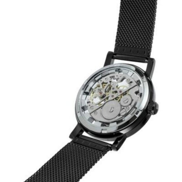 Veile Studios Winner Men Fashion Simple Stainless Steel Manual Mechanical Watch Multi D Watches