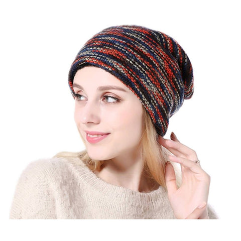Winter Beanies Women Or Men's Knit Cap Outdoor Warm Hat