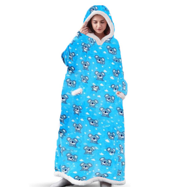 Winter Oversized Wearable Blanket Fleece Hoodies