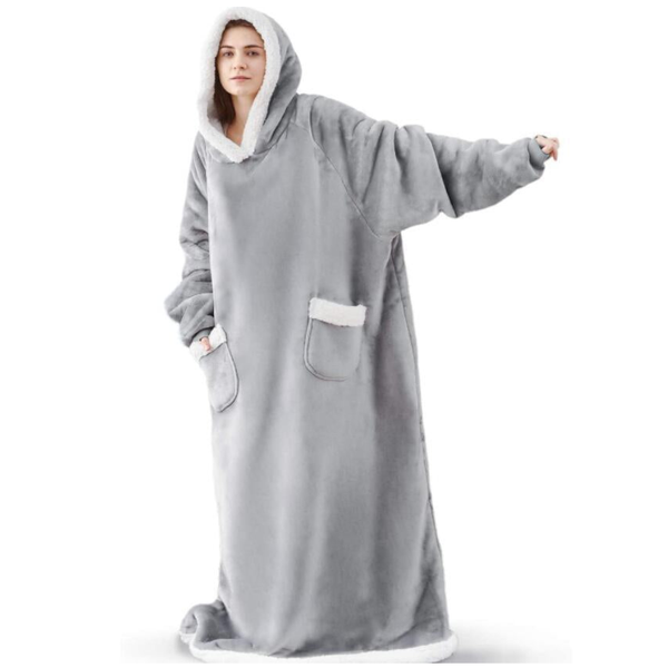 Winter Oversized Wearable Blanket Fleece Hoodies