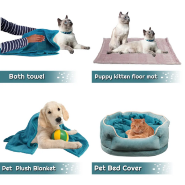 Winter Warm Blanket Soft Fluffy Dog Cat Bed Sheet Cushion Pet Supplies